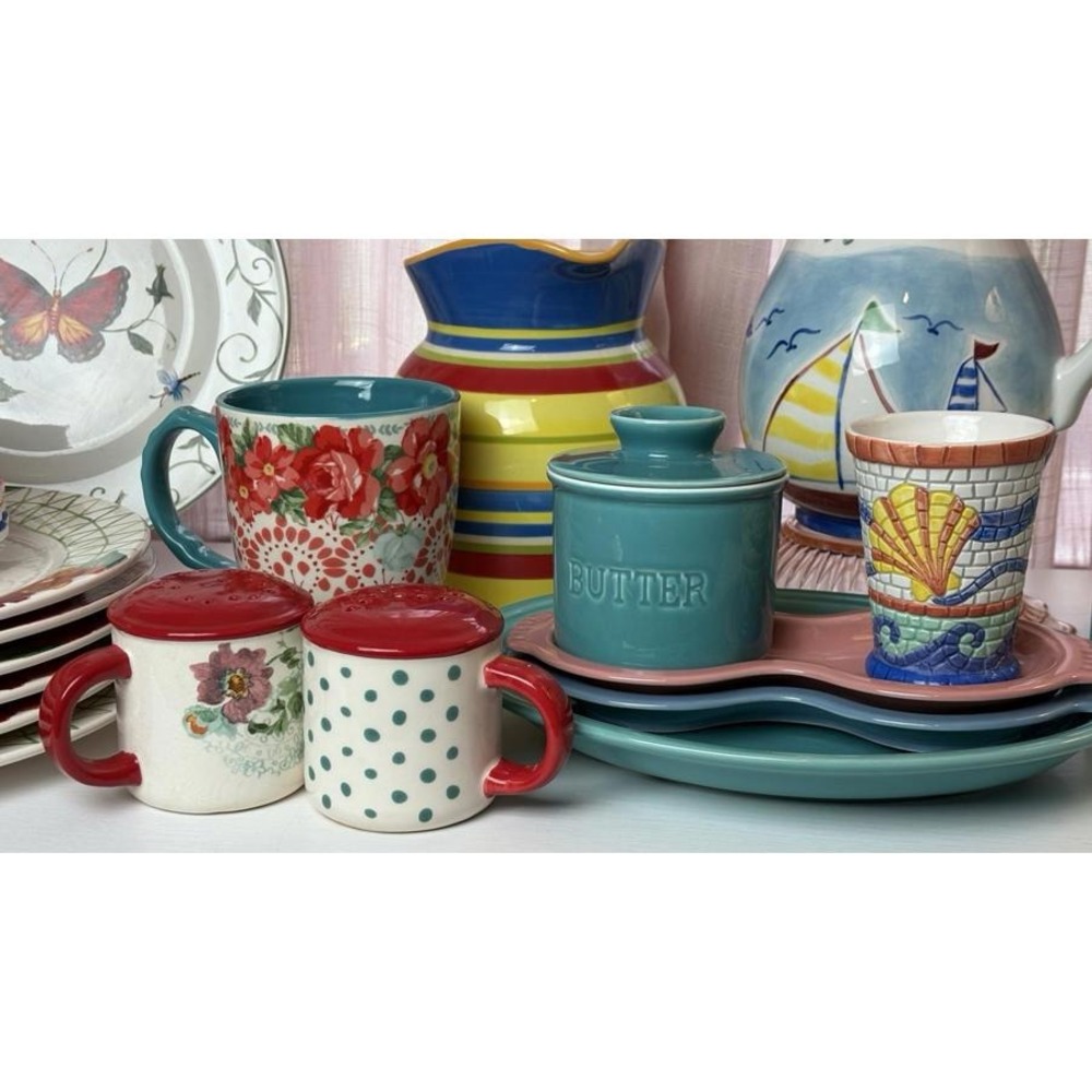 The Pioneer Women Vintage Floral 26 Oz Mug Stoneware Latte Cup‎ - Picture 12 of 12